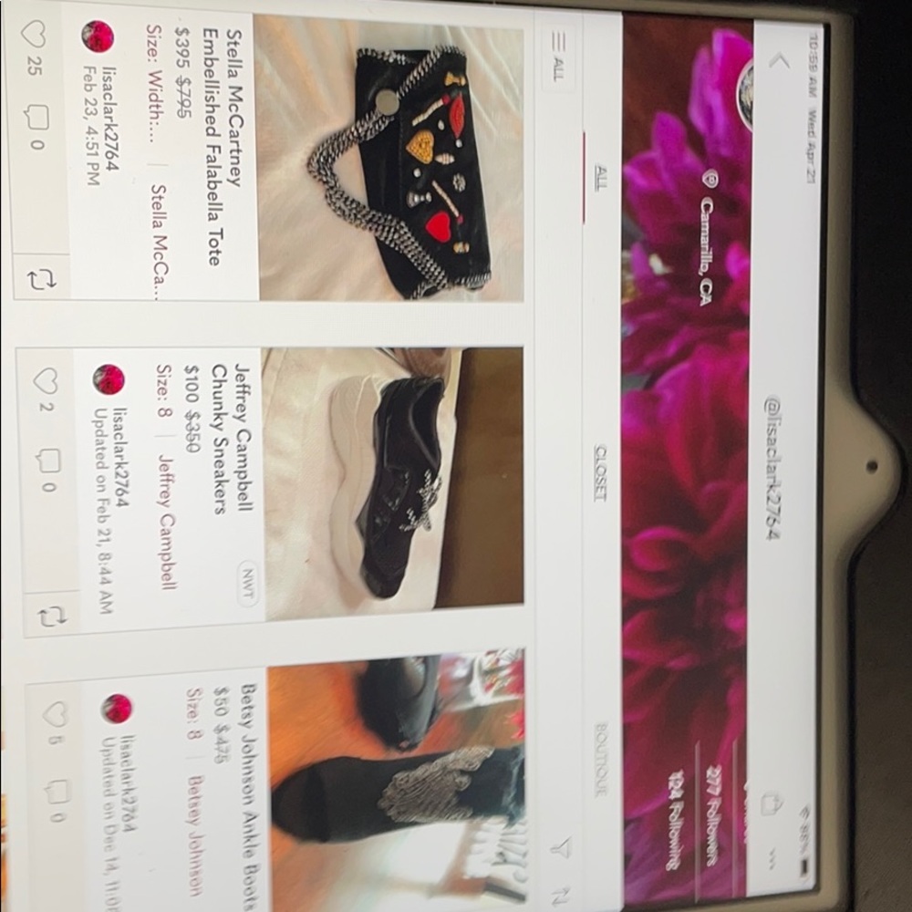 Stella McCartney, Jeffrey Campbell, Betsy Johnson